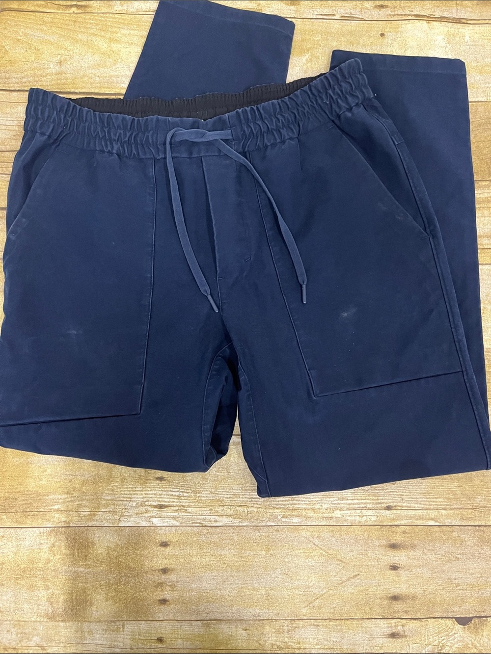 Lululemon Navy Drawstring Cotton Pants size L
